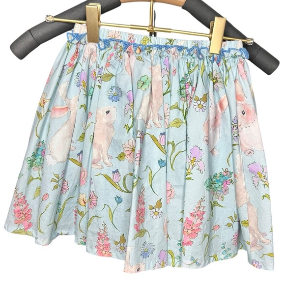 LIKE NEW Pink Chicken Gianna Skirt In Botanical Bunnies - Picture 4 of 10